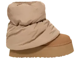 Кроссовки Ugg Wmns Classic Mini Dipper Puffer Amphora Chestnut, желто-коричневый 1158275 ahs