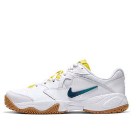 Кроссовки court lite 2 hard court 'white yellow blue' Nike, белый ar8838-102 | white/yellow/blue