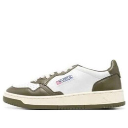Кроссовки medalist low bicolor 'white olive green' Autry, белый aulw-wb33 | white/olive green