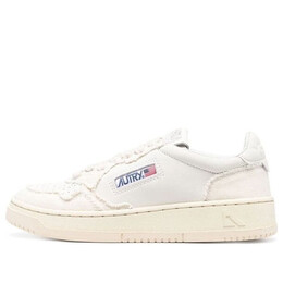 Кроссовки medalist low soft goatskin and frayed canvas 'white and ivory white' Autry, белый aulw-cb01 | white