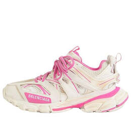 Кроссовки track sneaker 'white fluo pink' Balenciaga, розовый 542436w1gc39055 | pink/white