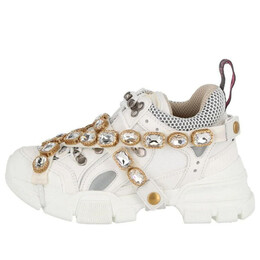 Кроссовки flashtrek crystals 'white' Gucci, белый 541445-ggz50-9081 | white