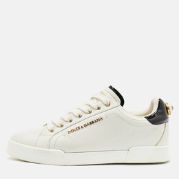 Dolce & Gabbana: Белые кроссовки  Portofino