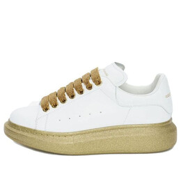 Кроссовки oversized sneaker 'white gold' Alexander McQueen, белый 553770whwkv9075 | white/gold