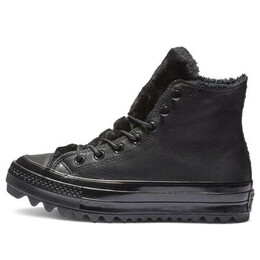 Кроссовки chuck taylor all star street warmer ripple high top thick sole Converse, черный 562422c | black