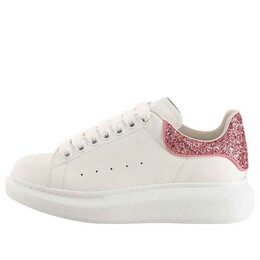Кроссовки oversized sneaker 'beige pink glitter' Alexander McQueen, бежевый 558945wia4y9414 | beige/pink