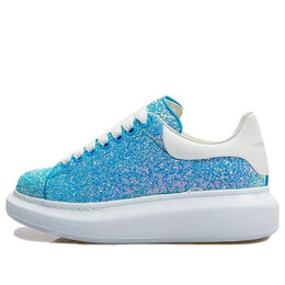 Кроссовки oversized sneakers glitter heavenly 'blue' Alexander McQueen, синий 558944w4t634543 | blue