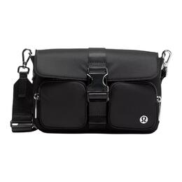 Lululemon Женская черная регулируемая сумка через плечо, Black lw9fkss-黑色 | black