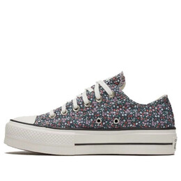 Кроссовки chuck taylor all star platform low 'vintage floral' Converse, черный 568377c | black
