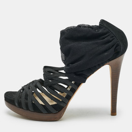 Fendi: Чёрные сандалии 