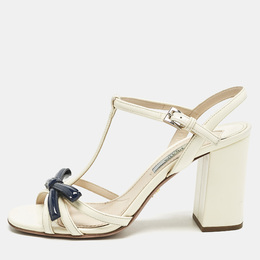 Prada: Голубые сандалии 