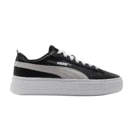 Кроссовки Wmns Smash Platform Leather Puma, черный 366487 11 | black/white