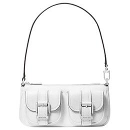 Michael Kors Сумка через плечо из личиевой зерновой кожи женская чисто-белая 32s5szcu1l-opticwhite
