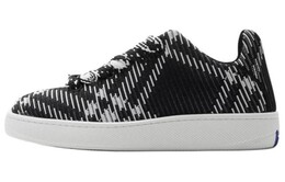 Кроссовки Burberry Check Knit Box Sneakers, черный / белый 80837751 | black/white