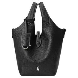 Polo Ralph Lauren Женская маленькая сумка из коровьей кожи черная wapobag03520118