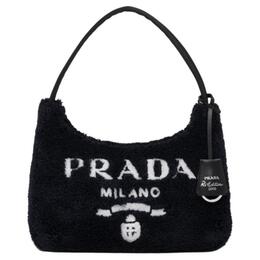 Prada Сумка через плечо мини из махровой ткани 1ne515-2dxo-f0967