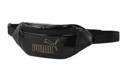 Puma Женская поясная сумка из искусственной кожи черного цвета с золотыми деталями 078710-01