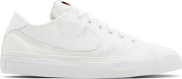 Кроссовки Nike Wmns Court Legacy Canvas 'Triple White', белый cz0294 100 | white
