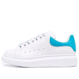 Кроссовки oversized sneaker 'white powder blue' Alexander McQueen, белый 553770whgp79761 | white/powder blue