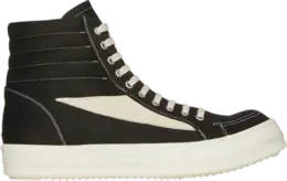 Кроссовки Rick Owens Wmns Lido DRKSHDW Vintage High 'Black Milk', черный ds01d1810 ndklvs 911 | black