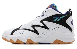 Винтажные баскетбольные кроссовки унисекс с высоким верхом белого/черного цвета Reebok 100200793 | white/black