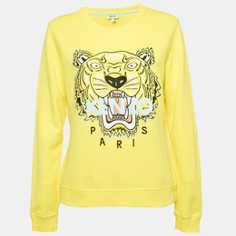 Kenzo: Жёлтый свитшот  Tiger