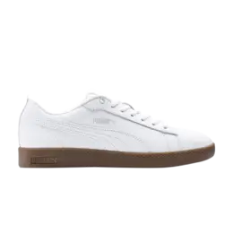 Кроссовки Wmns Smash V2 L Puma, белый 365208 12 | white/grey violet/gum
