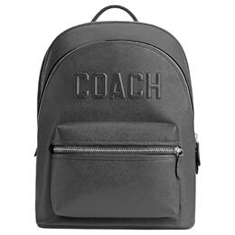 Coach Кожаный рюкзак большой мужской угольный cv928-chr