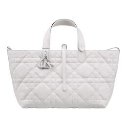 Christian Dior Женская сумка среднего размера из мягкой серой кожи коровы m2821psnw_m19g