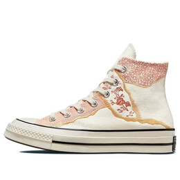 Кроссовки chuck 70 high 'metallic floral' Converse, бежевый 572423c | cream/egret/multi/black