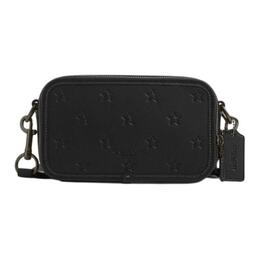Coach Кожаная наплечная сумка Кроссбоди унисекс черная cw308-qblwo