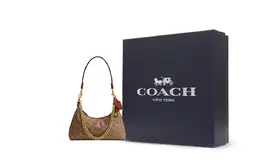 Coach Женская коричневая сумка через плечо среднего размера cam26-b4xhg