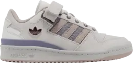 Кроссовки с липучкой Adidas Wmns Forum Low, белый/фиолетовый/серый ie1828 | white