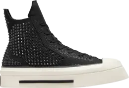 Converse Кроссовки Swarovski x Wmns Chuck 70 De Luxe Squared High 'Crystals', черный a09070c | black