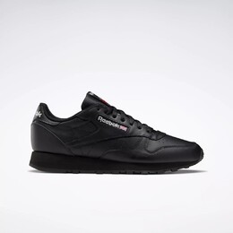 Классические кожаные кроссовки Reebok, мультиколор 100008494 | core black / core black / pure grey 5