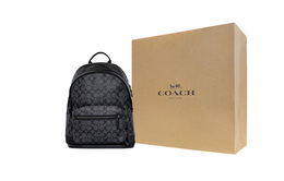 Coach Вест рюкзак из фирменного полотна черный 2736-qbaf4