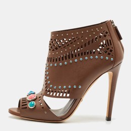 Gucci: Коричневые ботинки 