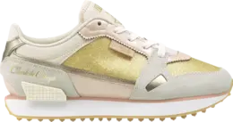 Кроссовки Puma Charlotte Olympia x Wmns Mile Rider Gold Glitter, белый 374340 01 | white