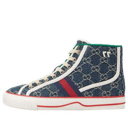 Кроссовки tennis 1977 high 'denim' Gucci, синий 627838-2kq90-4464 | dark blue/ivory