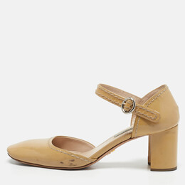 Prada: Бежевые туфли 