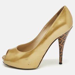 Fendi: Блестящие туфли 