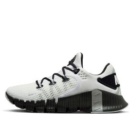 Кроссовки free metcon 4 premium 'white black silver' Nike, белый dq4678-100 | white/multi-color-black-white