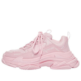 Кроссовки triple s sneaker 'allover logo - pink' Balenciaga, розовый 524039w2fa15090 | pink/red
