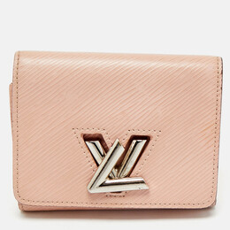 Louis Vuitton: Серебристый кошелёк  Twist