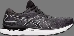 Кроссовки gel nimbus 24 2e wide 'black white' Asics, черный 1011b361 001 | black