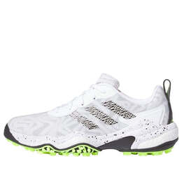 Кроссовки codechaos 25 spikeless golf 'white black volt' Adidas, белый ie3448 | cloud white/core black/lucid lemon