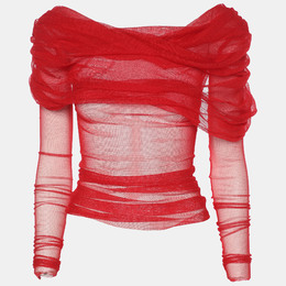 Christopher Esber: Красная блуза 