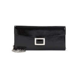 Бархатный клатч Belle Roger Vivier, черный 8614206406716 | black