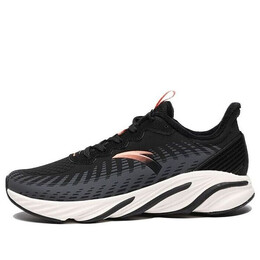 Кроссовки кожаные кроссовки Anta, черный 122045522-7 | black/white/orange