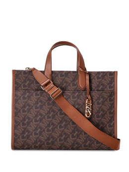 Большая вместительная сумка-шопер Michael Kors, коричневый 8585421193276 | brown